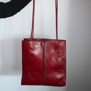 Red Italian leather purse!!